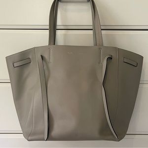 Celine Smooth Calfskin Cabas Phantom Belt Tote Bag